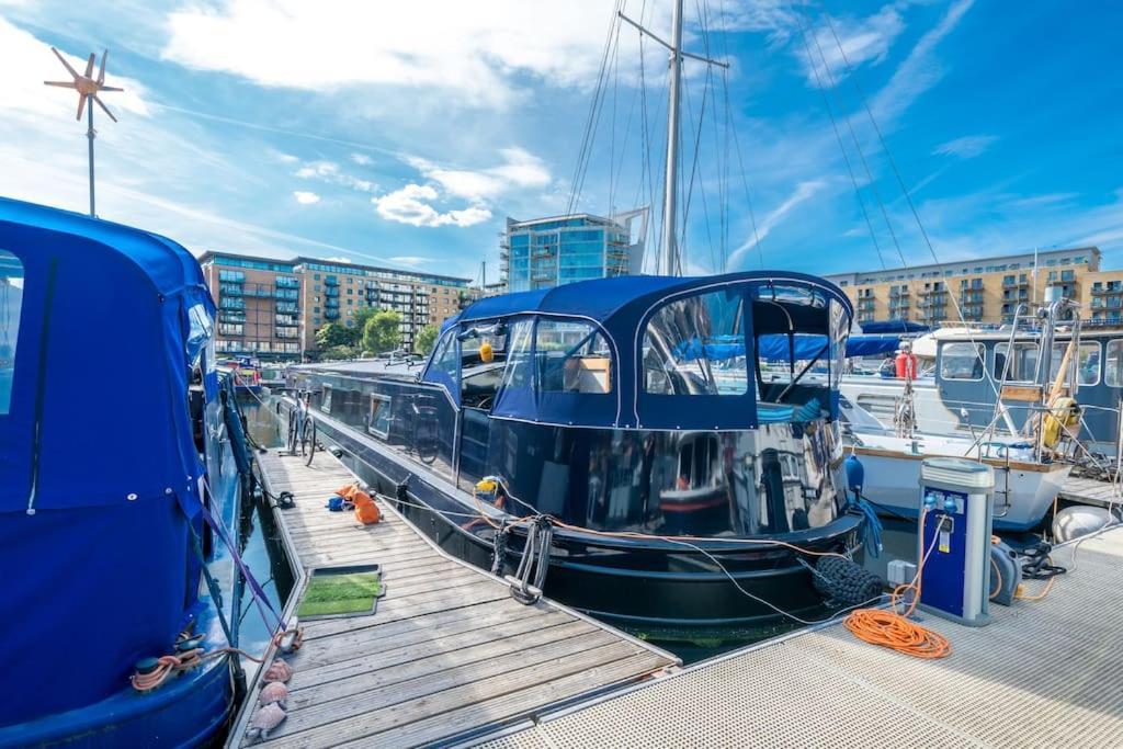 Luxurious Houseboat Near Canary Wharf In Londen Buitenkant foto